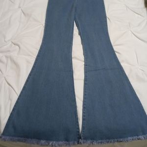Pull On Flare Jeans